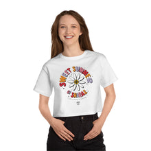 Load image into Gallery viewer, Sweet Summer of Shiraz &amp; Sparkling Cropped T-Shirt