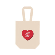 Load image into Gallery viewer, Jam Jar Heart Double Wine Tote Bag